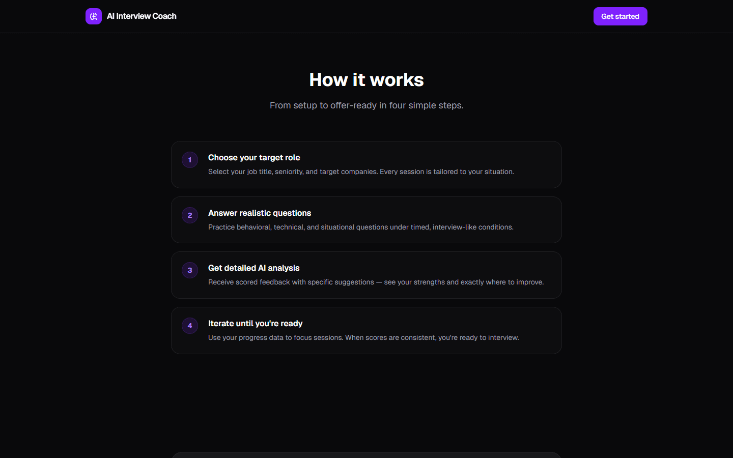 AI Interview Coach: How it works